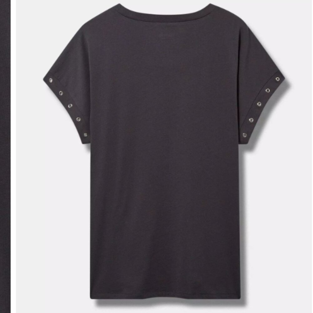 TORRID Cowboy Skeletons Heritage Jersey Dolman Embellished Tee Western Halloween - Picture 4 of 9